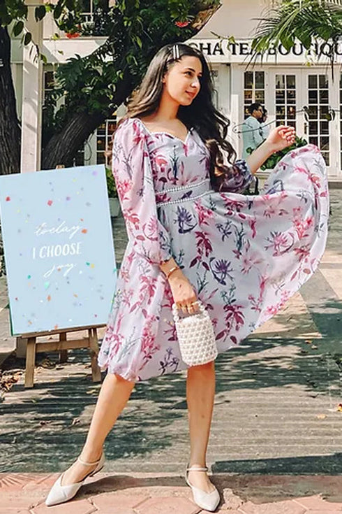 Haley Pastel Midi Dress